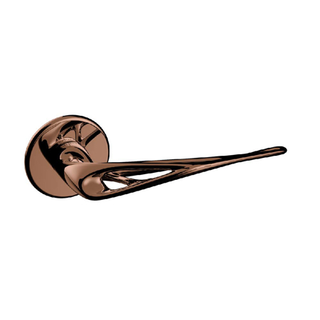 Aeroflow Ross Lovegrove Lever handle, Hero Mirror Copper