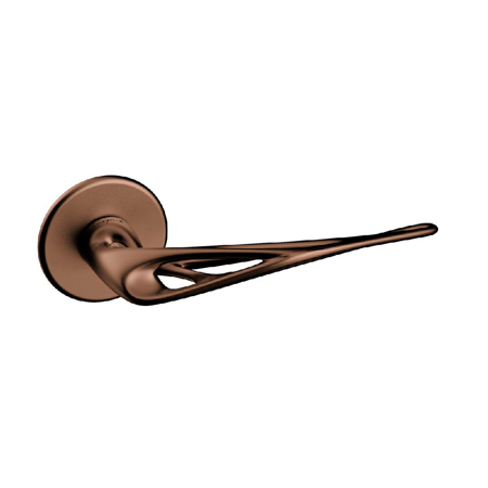 Aeroflow Ross Lovegrove Lever handle, Pure Grain Copper