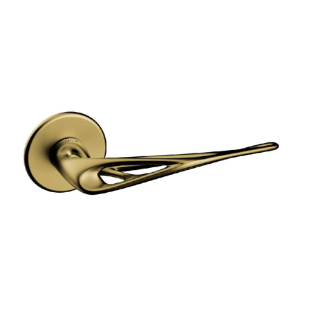 Aeroflow Ross Lovegrove Lever handle, Pure Grain Gold