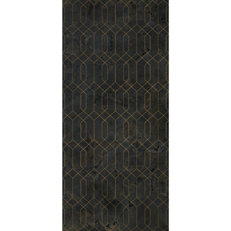 Large Format Spanish Slab Jurassic Gold Decor 47 1/4"x118" 1/4" Polished