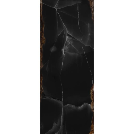 Large Format Spanish Tile Onice Black 47 1/4"x118" 1/4" Polished