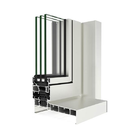 Hinged Window and Door Systems COR 70 OC Half - Hidden Sash
