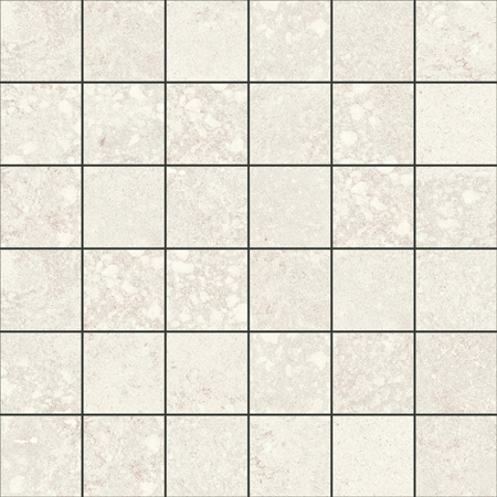 Ronda Ivory 5x 5 11.71" x 11.71" Natural Mosaic Porcelain Tile