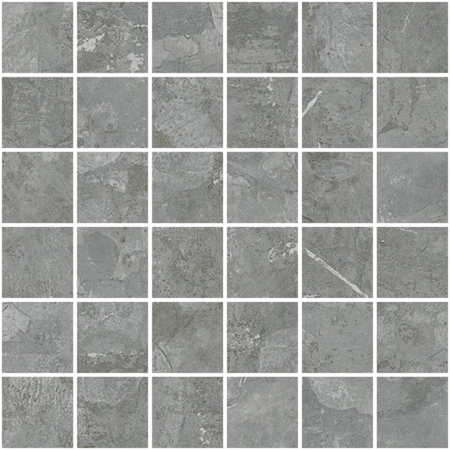 Harlem Grey Natural Mosaico 5x5 11.71" x 11.71" Porcelain Tile