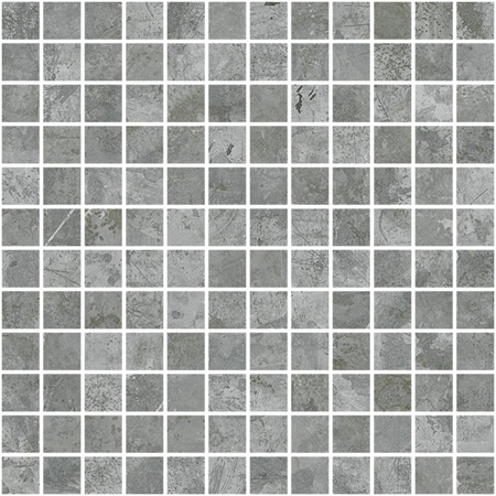 Harlem Grey Mosaico 2,5x2,5 11,71”x11,71” Porcelain TIle