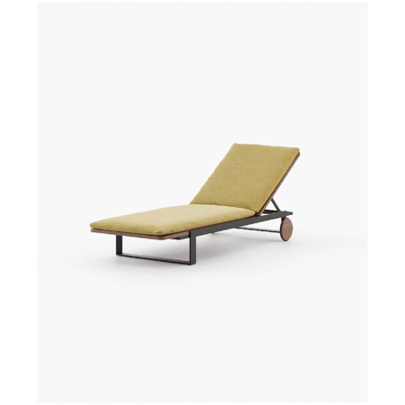 Salim Outdoor Sun Lounger, Talin Mostaza