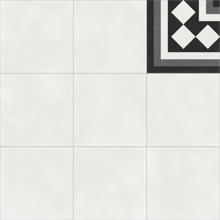 Vienna White Taco Natural 23,3”x23,3”Porcelain TIle
