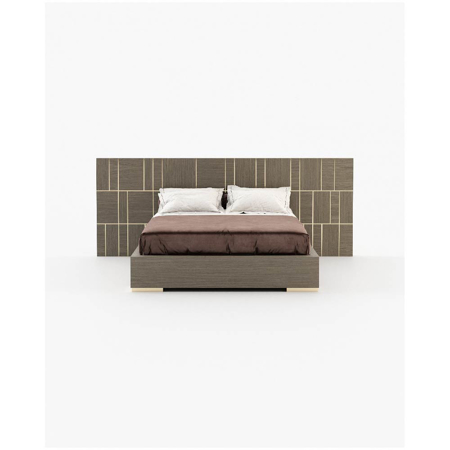 Jackson Bed, Aged Oak Veneer Matte