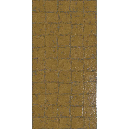 Abstra Ocre Blocks Shiny 19.59" x 39.19" Porcelain Tile