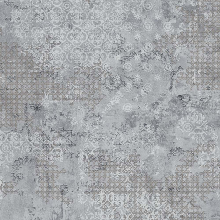 Rug Grey Natural 23.45" x 23.45" Porcelain Tile