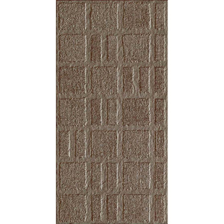 Milano Titanium Stamp 19.59" x 39.19" Porcelain Tile
