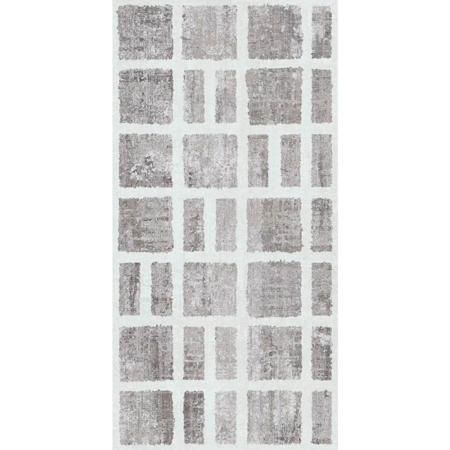 Milano Grey Frame Natural 19.59" x 39.19" Porcelain Tile