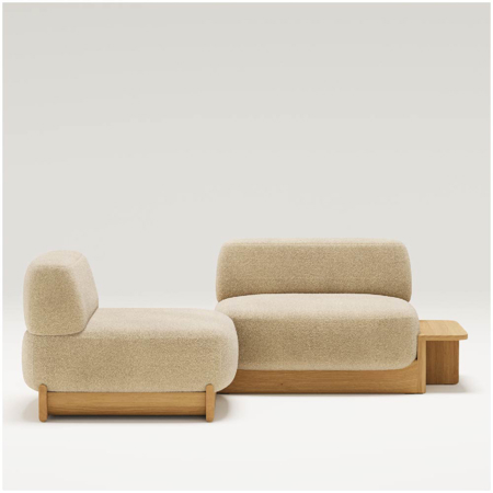 Dome Sofa Oak Corner Module