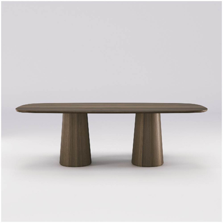 Amos Dining Table Walnut 94.5"