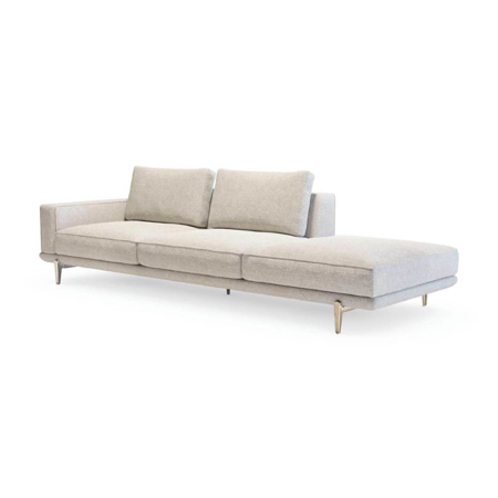 Milton MIT01 Side Unit Large Ottoman Right or Left Seat Leather Premium