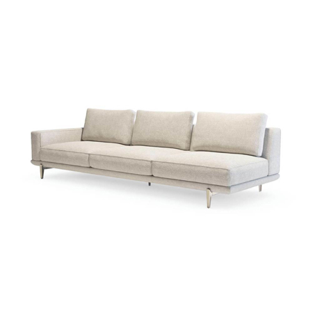 Milton MIT02 Side Unit Large Sofa Ottoman Right or Left Seat Leather Premium