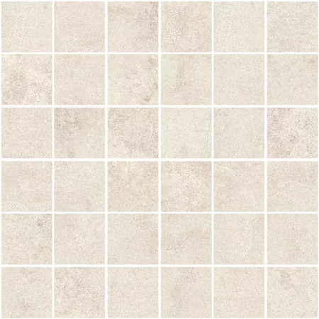 Argilla White Natural Mosaic 11.71"x11.71" Porcelain Tile