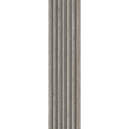 Travertine Mosaic Nativa Falda Aurum Minibaguete 3D 12"X48" 3/8"