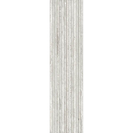 Travertine Mosaic Nativa Falda Lux Listellato Vena 6"X48" 3/8"