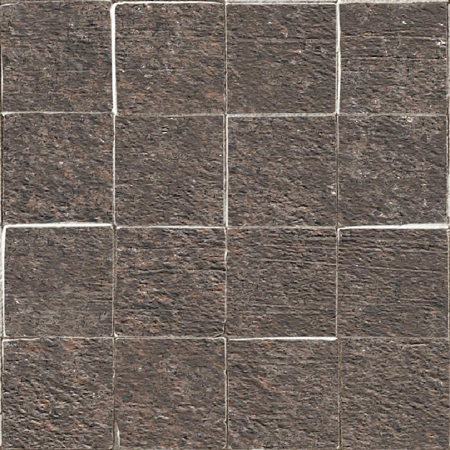 Italian Porcelain Mosaic Terra Crea Pomice 12"X12" tessere 3"X3"