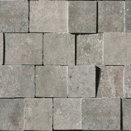 Italian Porcelain Mosaic Le Reverse Taupe Muro 3D 11 1/2" x 13"