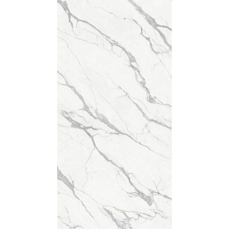 Italian Slab Statuario Supremo Face B 64” x 128” 3/4" Porcelain FullVein Lux 3D
