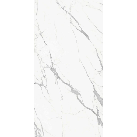 Italian Slab Statuario Premium Face A 64” x 128” 1/2" Porcelain Soft