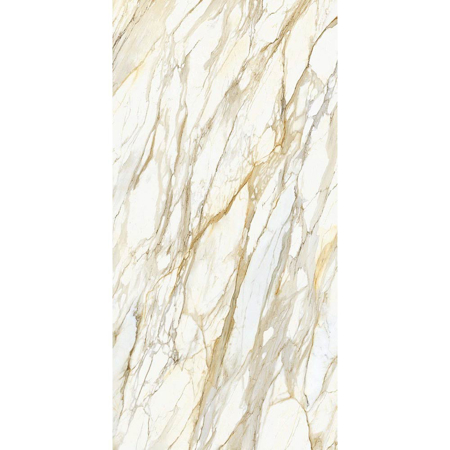 Italian Slab Calacatta Borghini Face B 64” x 128” 3/4" Porcelain FullVein Soft 3D