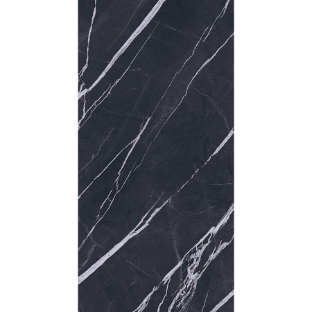 Italian Slab Black Passion Face B 64” x 128” 3/4" Porcelain FullVein 3D Lux
