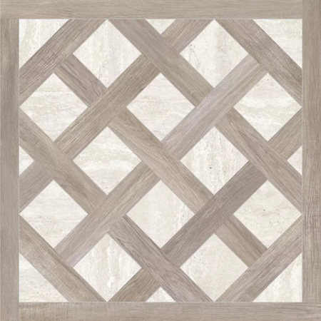 Intarsio Navona 40"x40", 3/8" Natural Porcelain Tile