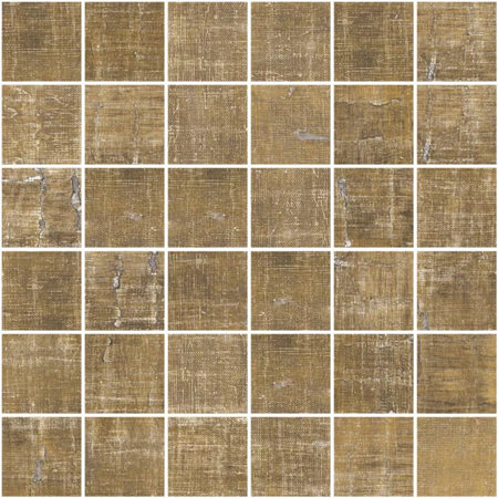 Mosaic Reggia Gold Patinato 12"x12" Natural Finish
