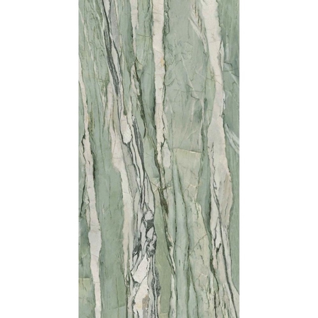 Italian Slab Verde Picasso Face B 64” x 128” 1/2" Porcelain Soft