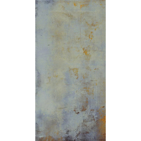 Outdoor Porcelain Tile Lamiere Blue 20"x40", 3/4" Thick