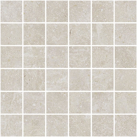 Mosaic Lithops Ivory 12" x 12", 3/8" Natural Porcelain Tile