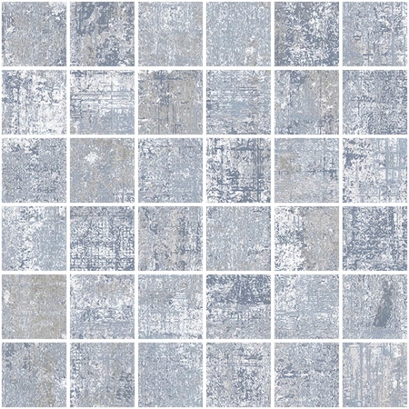 Mosaic Milano Blue 12" x 12", 3/8" Natural Porcelain Tile